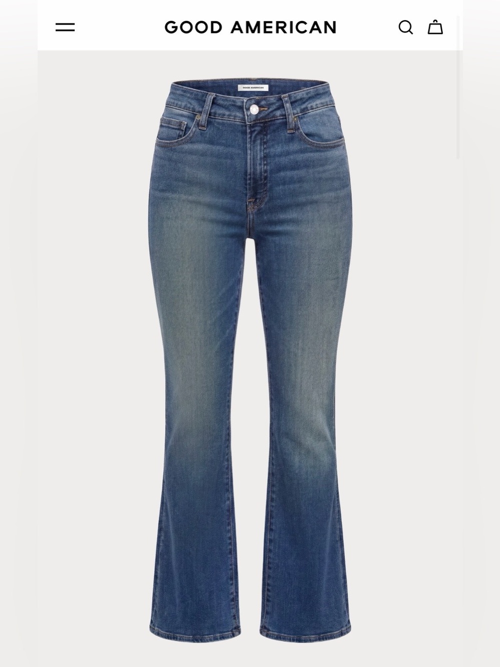Good American Good Classic Bootcut Women's Jeans Size 27